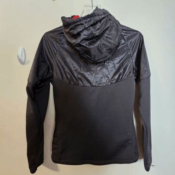 Nike Oklahoma University Full Zip Dri Fit Hooded Jacket Womens Black/Red Size Sm - Picture 3 of 4